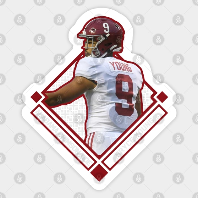 BRYCE YOUNG ALABAMA CRIMSON TIDE Sticker by hackercyberattackactivity